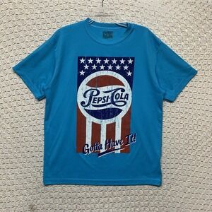 Pepsi Mens Tee Shirt Size Men Sz L Pepsi Cola  Logo‎ Blue Graphic Gotta Have It